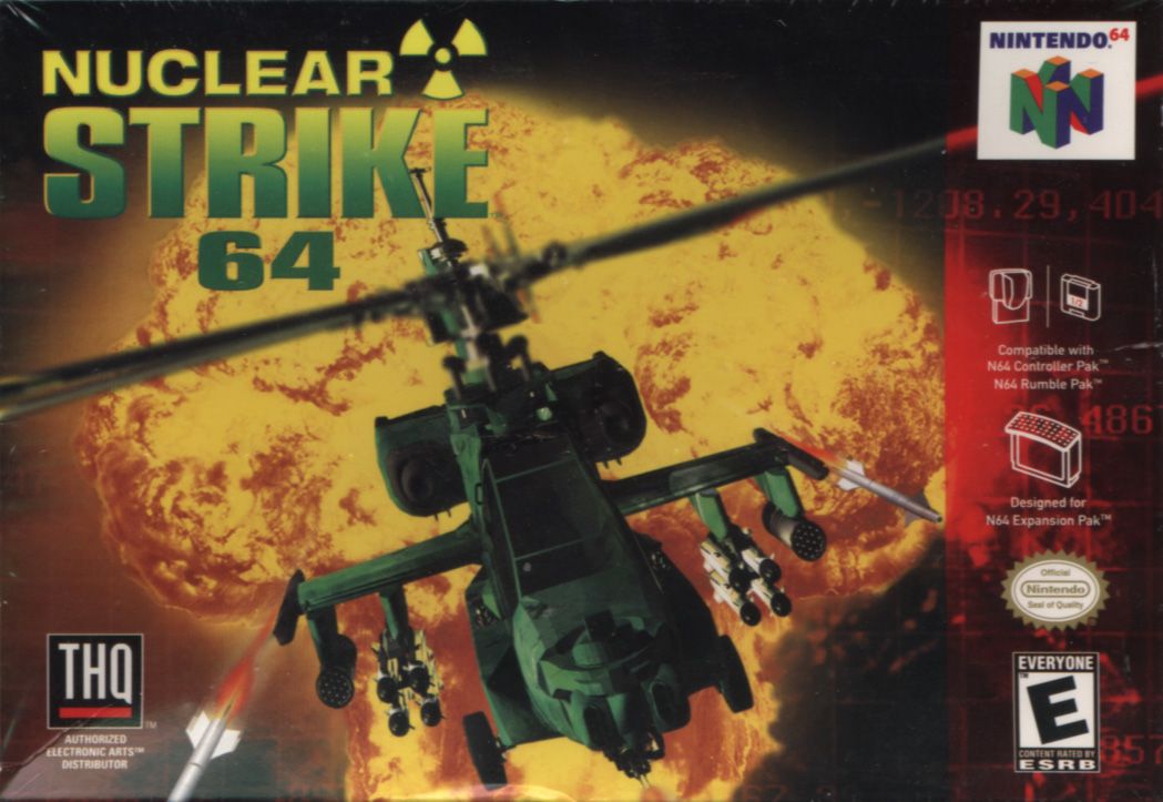 Nuclear Strike box art for Nintendo 64